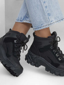 Ботинки и сапоги Skechers Hi-Ryze - I Want Tread модель 177242 BBK Фото