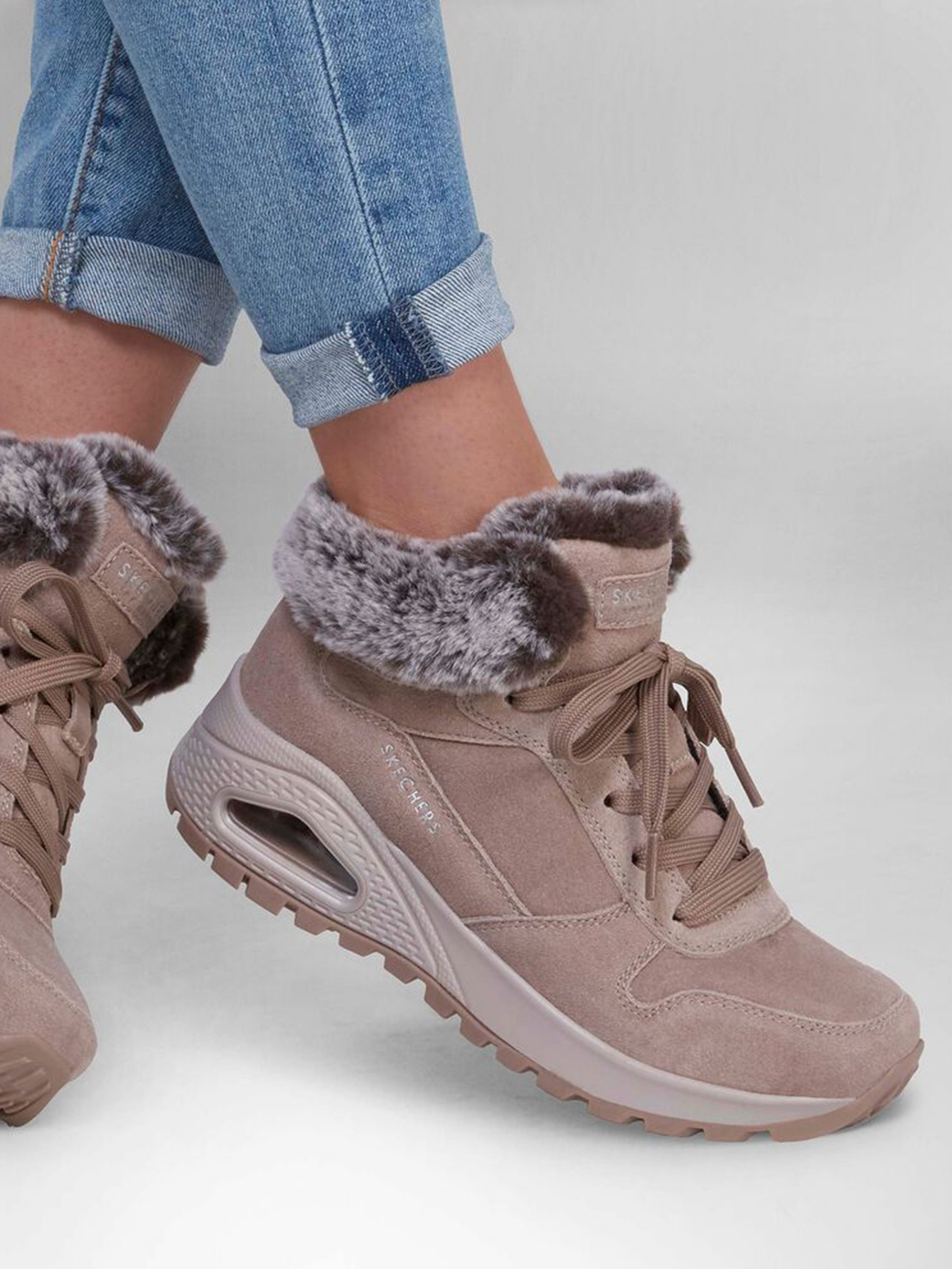 Ботинки и сапоги Skechers Uno Rugged – Wintriness модель 167433 DKTP Фото