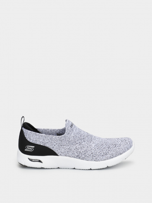 Слипоны и мокасины Skechers Arch Fit Refine - Don't GO модель 104164 WBK Фото