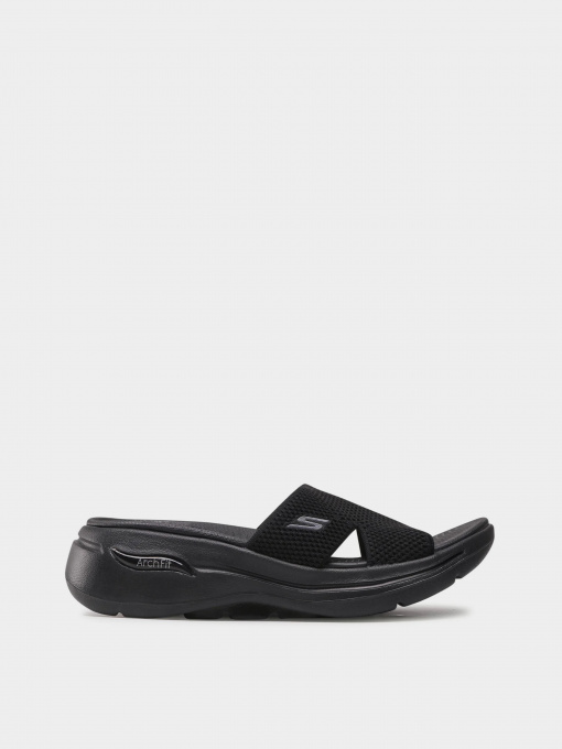 Шлёпанцы Skechers Go Walk Arch Fit Worthy модель 140224 BBK Фото