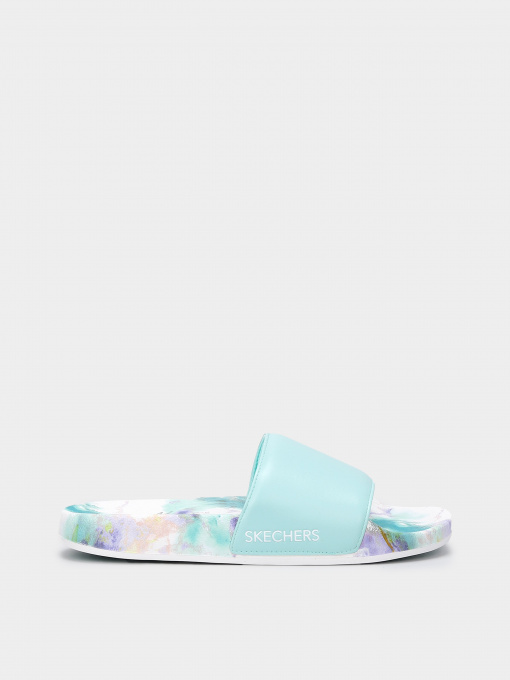 Шлёпанцы Skechers Pop Ups - True Color модель 119344 AQUA Фото