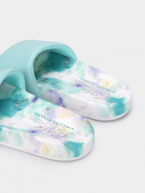 Шлёпанцы Skechers Pop Ups - True Color модель 119344 AQUA Фото