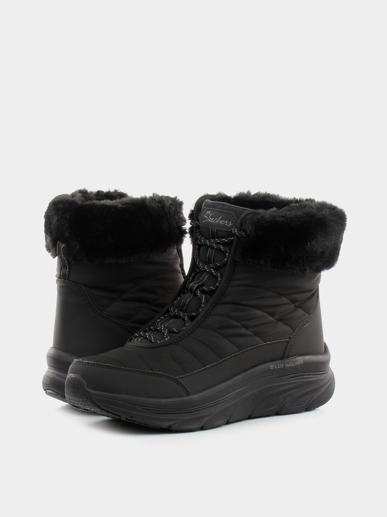 Ботинки и сапоги Skechers Relaxed Fit: D'Lux Walker - Winter Solstice модель 167388 BBK Ботинки и сапоги Skechers Relaxed Fit: D'Lux Walker - Winter Solstice модель 167388 BBK Фото