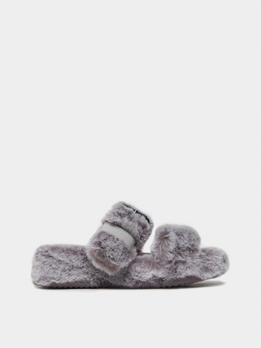Тапки Skechers Cozy Wedge модель 167238 GRY Фото