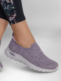 Слипоны и мокасины Skechers Arch Fit Vista – Inspiration модель 104371 PLUM Фото