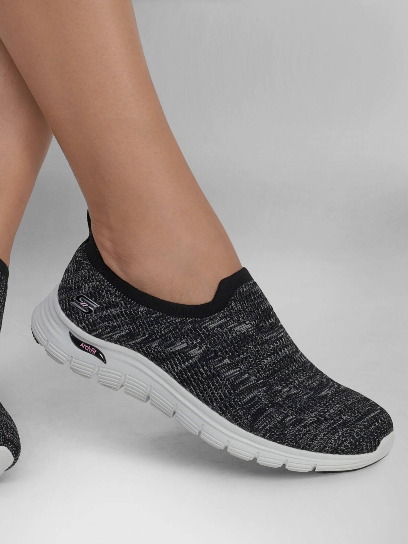 Слипоны и мокасины Skechers Arch Fit Vista – Inspiration модель 104371 BKPK Слипоны и мокасины Skechers Arch Fit Vista – Inspiration модель 104371 BKPK Фото