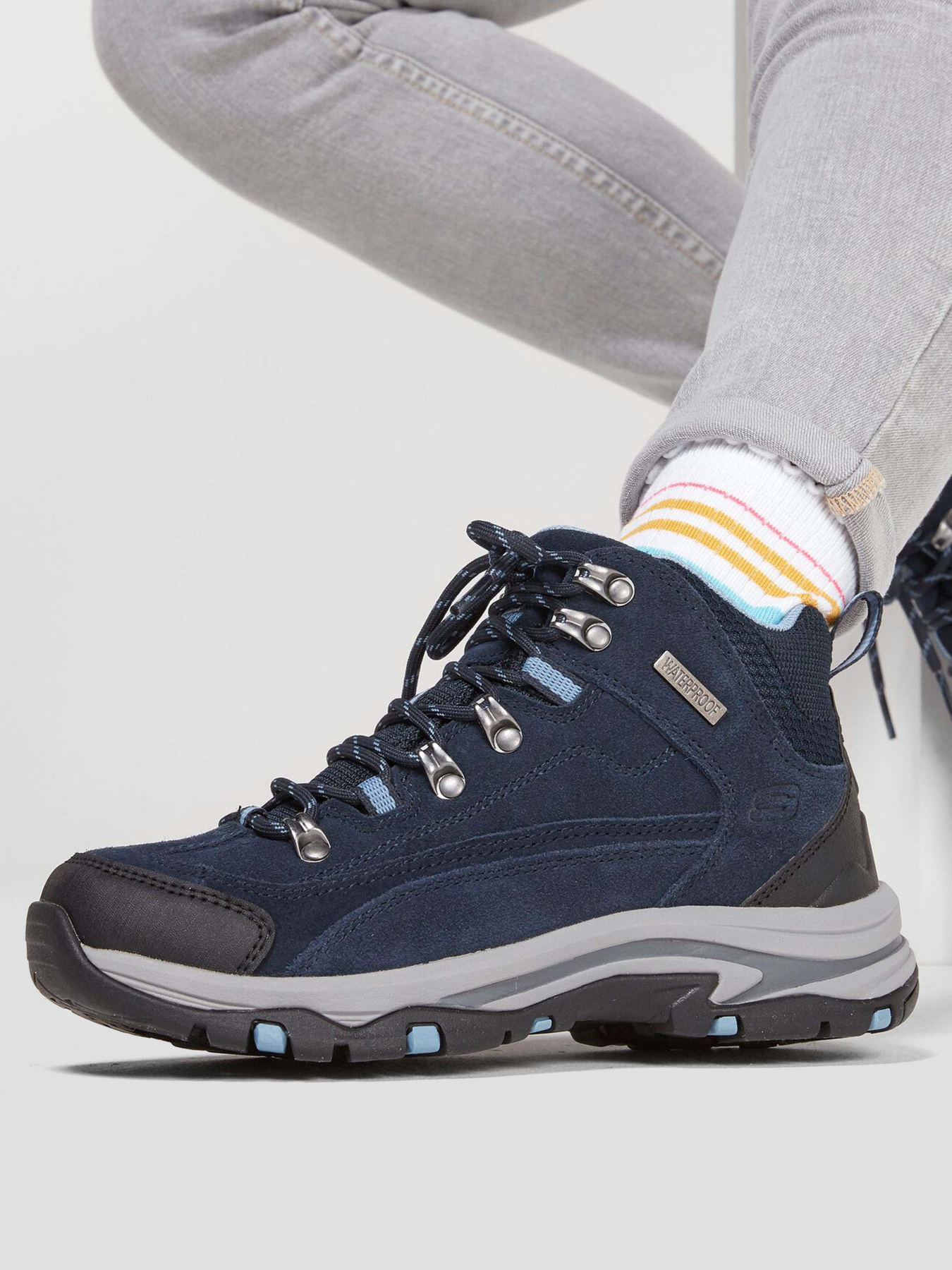 Ботинки и сапоги Skechers Relaxed Fit: Trego - Alpine Trail модель 167004 NVGY Ботинки и сапоги Skechers Relaxed Fit: Trego - Alpine Trail модель 167004 NVGY Фото