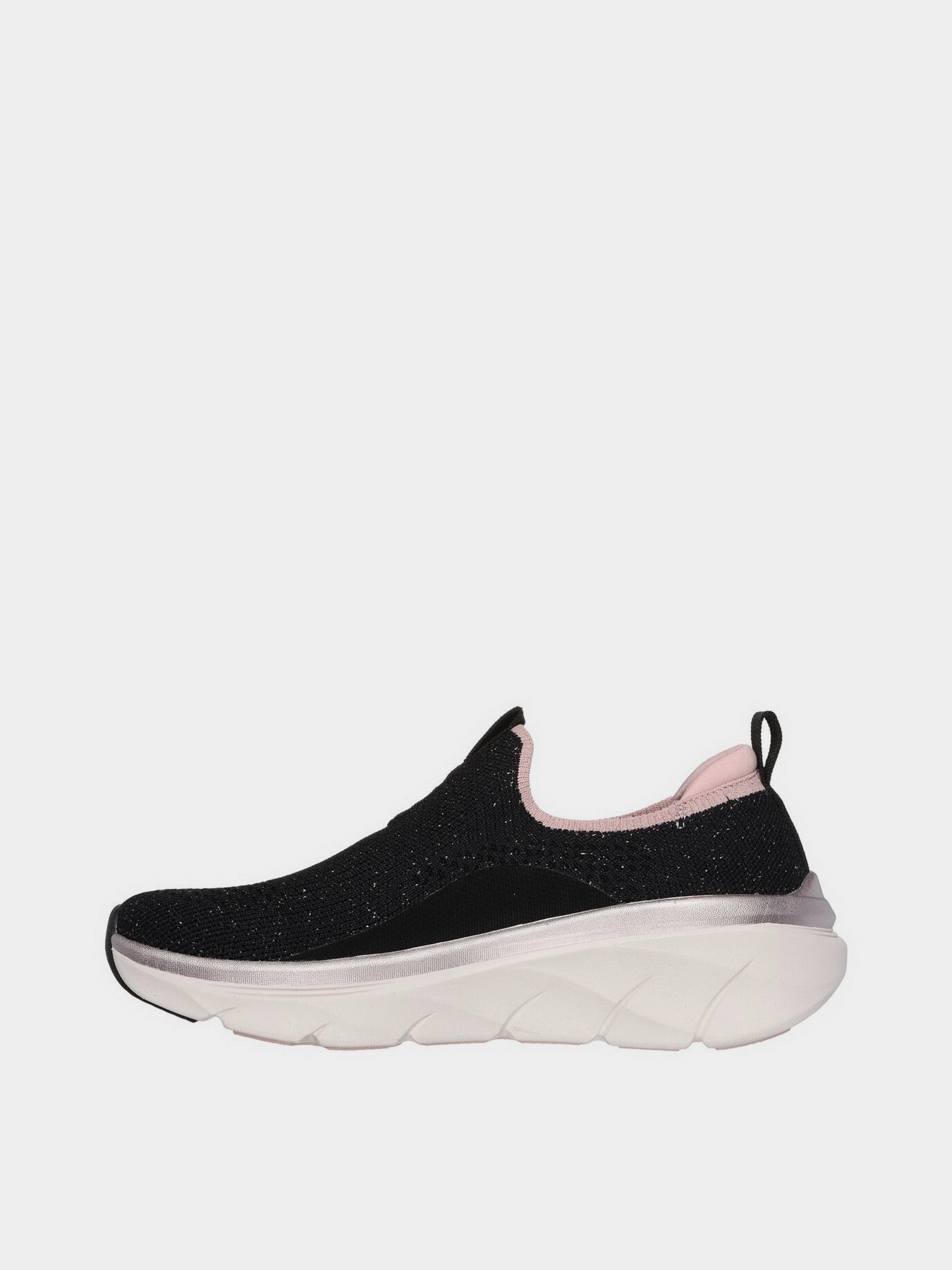 Слипоны и мокасины Skechers Relaxed Fit: D'Lux Walker 2.0 - Sparkle Forever модель 150098 BKRG Фото