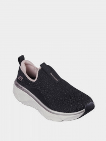 Слипоны и мокасины Skechers Relaxed Fit: D'Lux Walker 2.0 - Sparkle Forever модель 150098 BKRG Фото