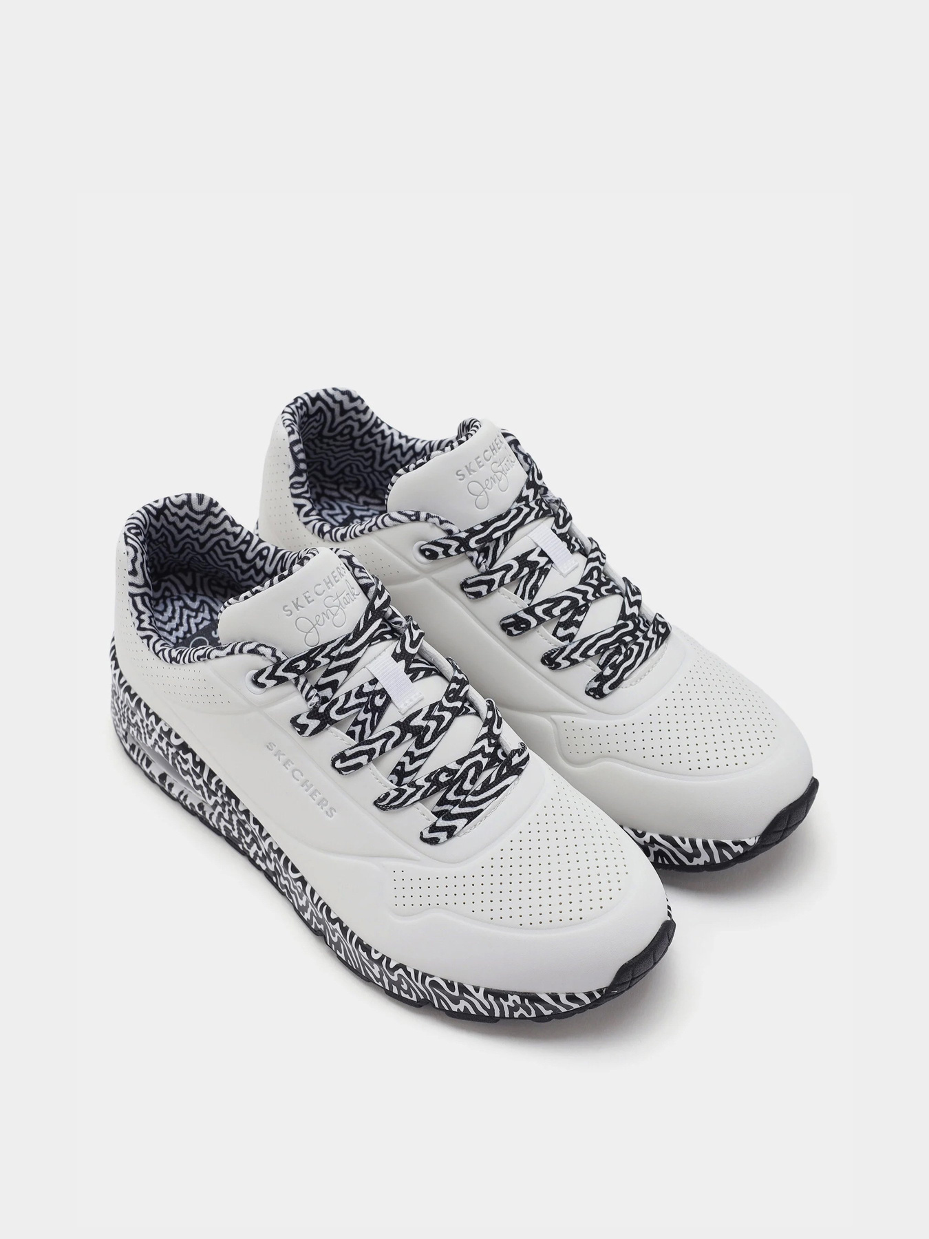 Кросівки Skechers Jen Stark: Uno - Mini Drip модель 177959 WBK Кросівки Skechers Jen Stark: Uno - Mini Drip модель 177959 WBK Фото