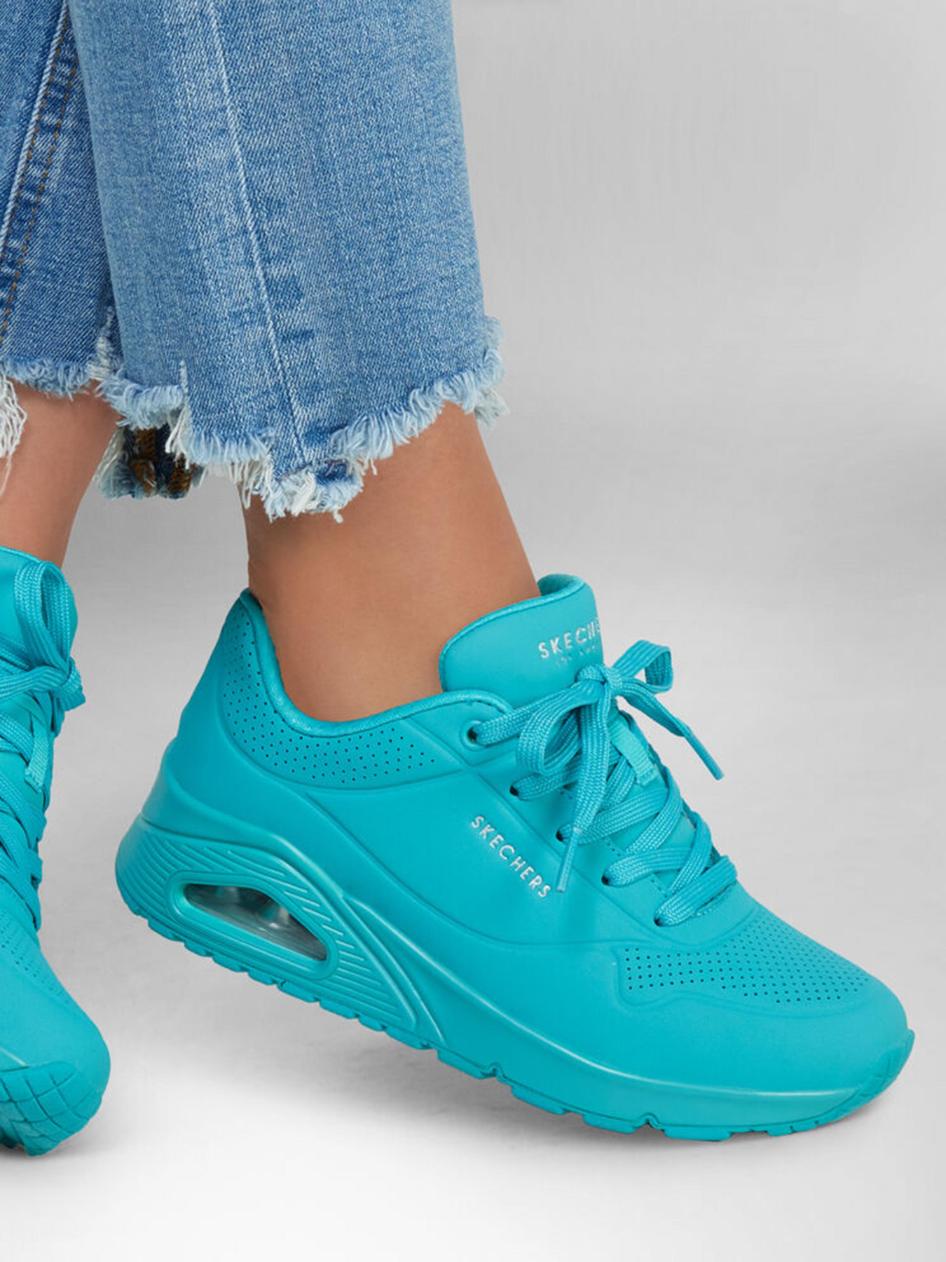 Кросівки Skechers Uno - Stand on Air модель 73690 TURQ Фото