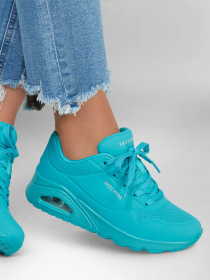 Кросівки Skechers Uno - Stand on Air модель 73690 TURQ Фото