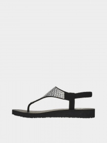 Шлёпанцы Skechers Meditation - Rockstar модель 119770 BLK Фото