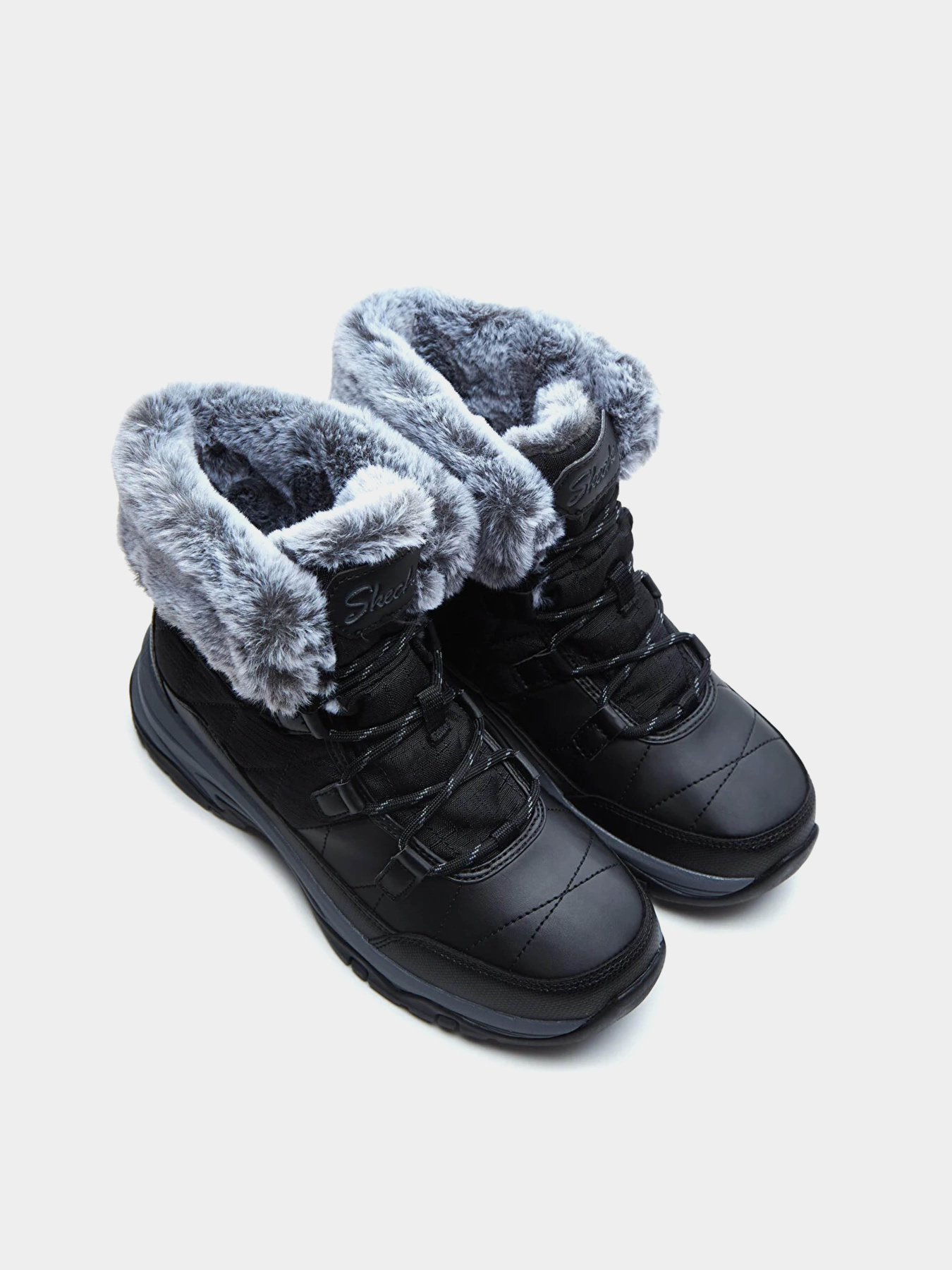 Ботинки и сапоги Skechers Relaxed Fit: Trego - Winter Feelings модель 167431 BLK Ботинки и сапоги Skechers Relaxed Fit: Trego - Winter Feelings модель 167431 BLK Фото