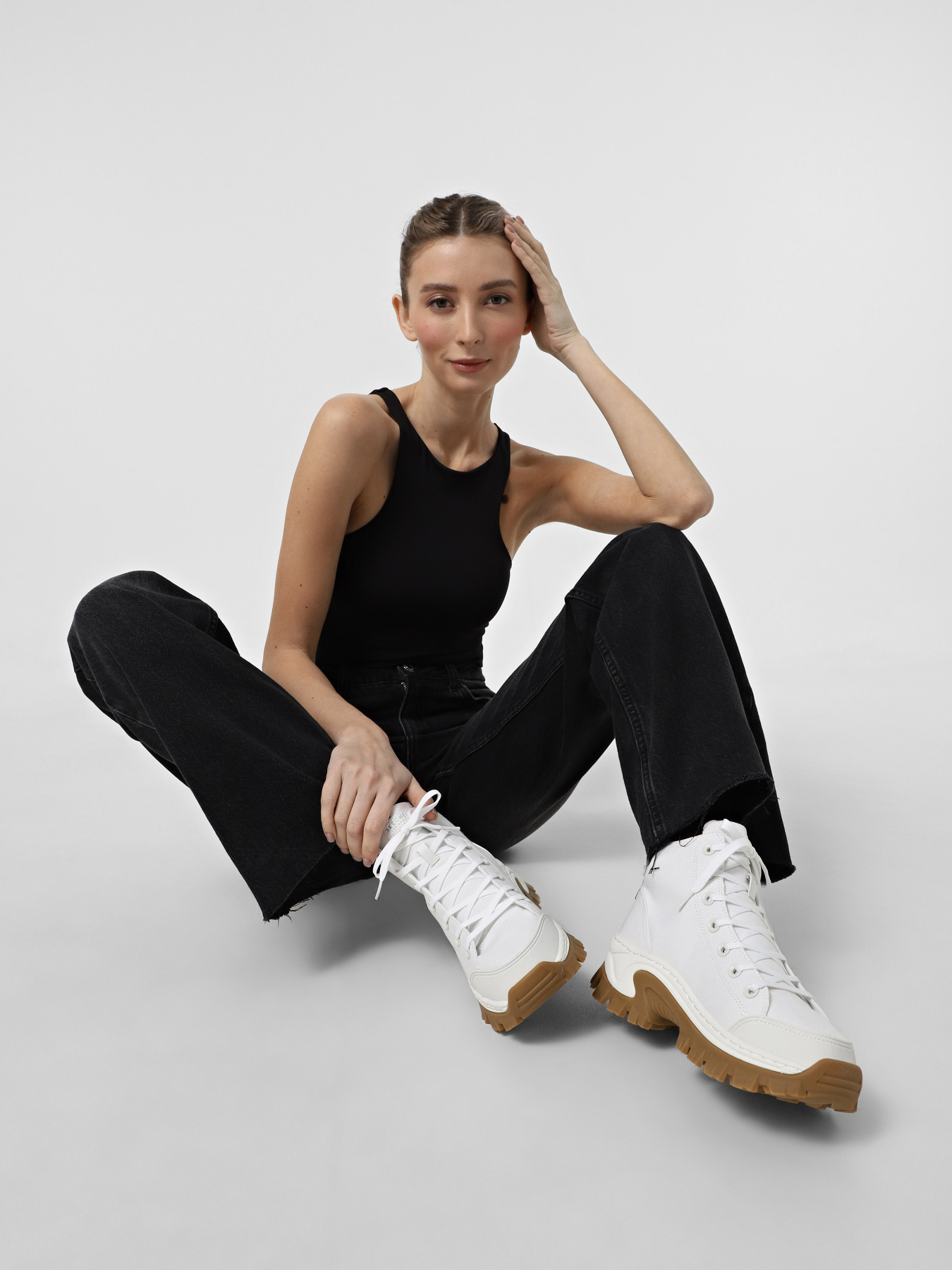 Ботинки и сапоги Skechers Hi Ryze модель 177243 WHT Ботинки и сапоги Skechers Hi Ryze модель 177243 WHT Фото