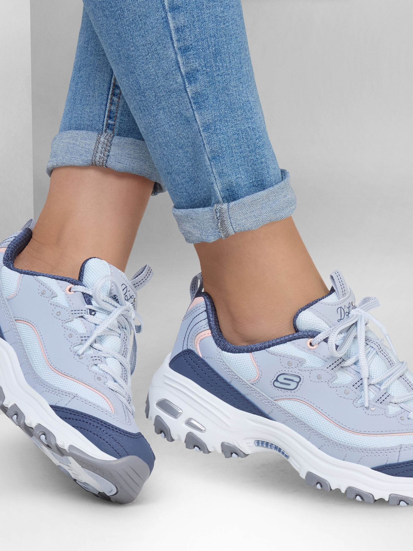 Кросівки Skechers D'Lites - Popular Vote модель 150241 LBMT Кросівки Skechers D'Lites - Popular Vote модель 150241 LBMT Фото