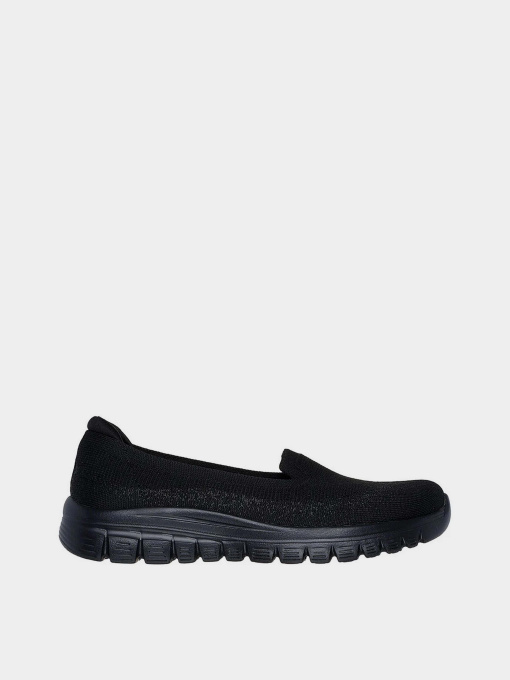 Сліпони та мокасини Skechers GRACEFUL модель 100697 BBK Фото