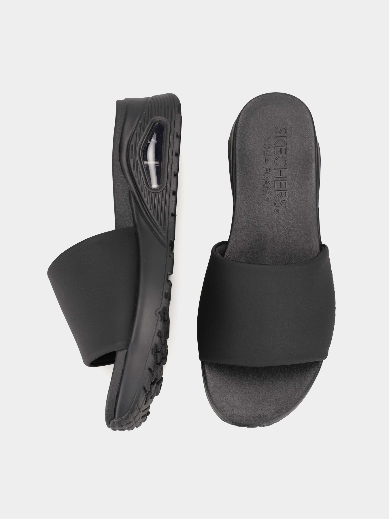 Шлёпанцы Skechers "
UNO SANDAL" модель 164027 BBK Фото