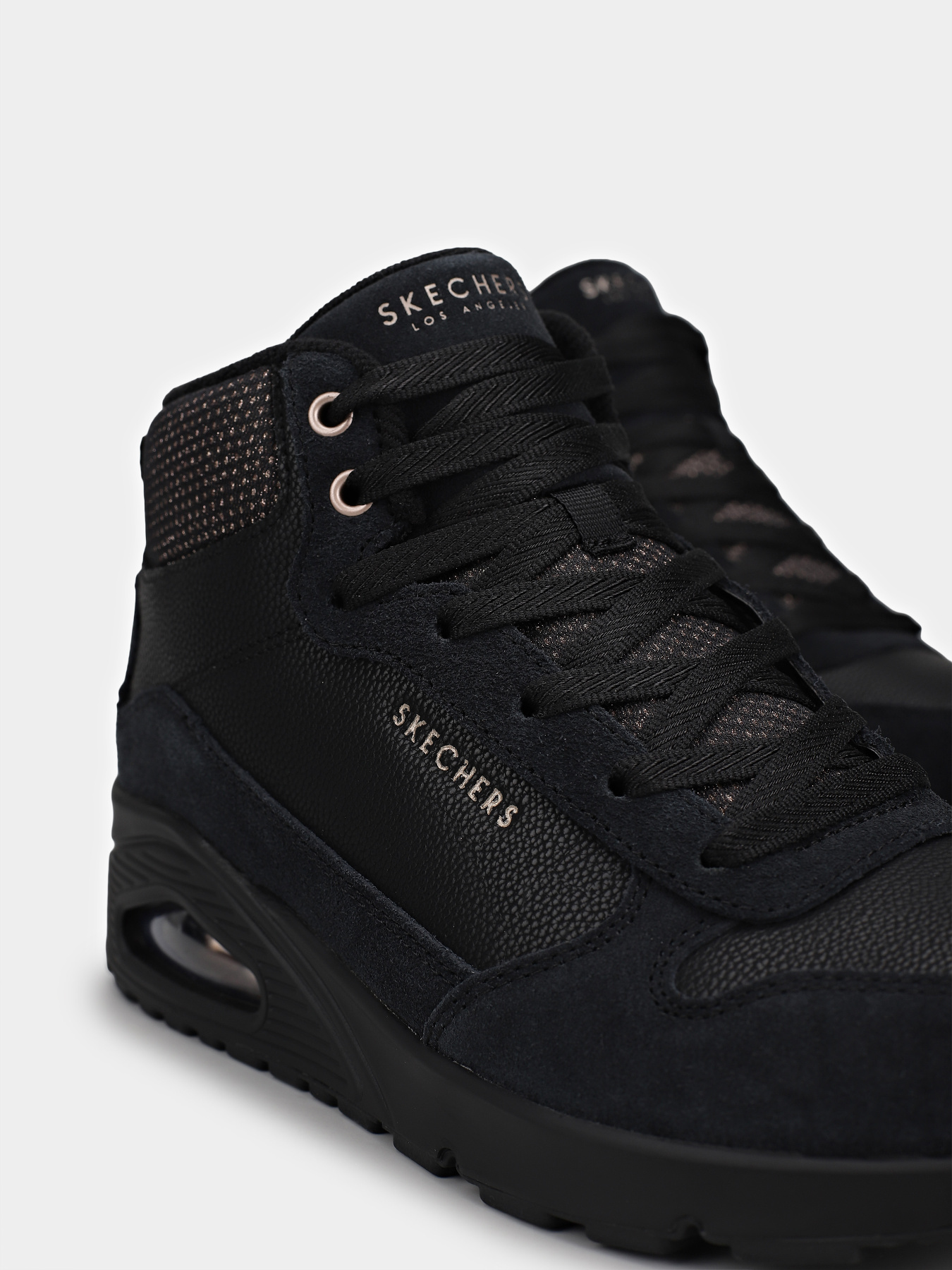 Ботинки и сапоги Skechers UNO модель 177181 BBK Ботинки и сапоги Skechers UNO модель 177181 BBK Фото