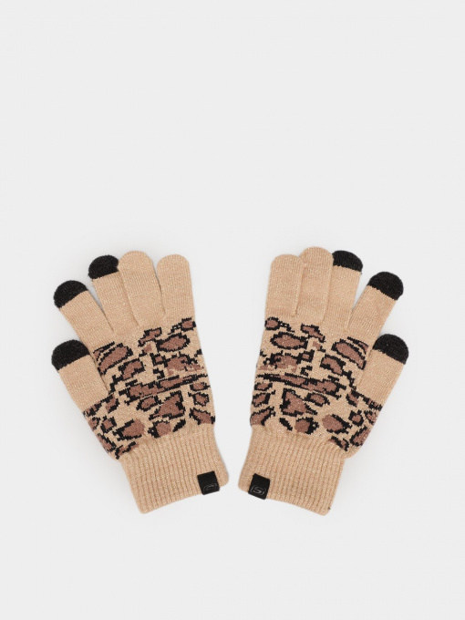 Рукавиці та рукавички Skechers Leopard Magic Gloves модель SLK30734LPD Фото