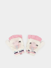 Перчатки и варежки Skechers Unicorn Convertible Mittens модель SGK1565OFWT Фото