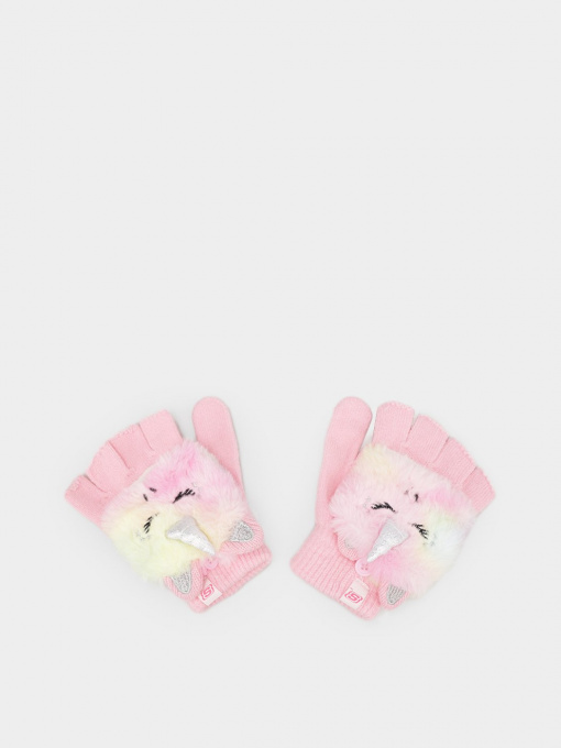 Рукавиці та рукавички Skechers Unicorn Faux Fur Mittens модель SGK8014PINK Фото