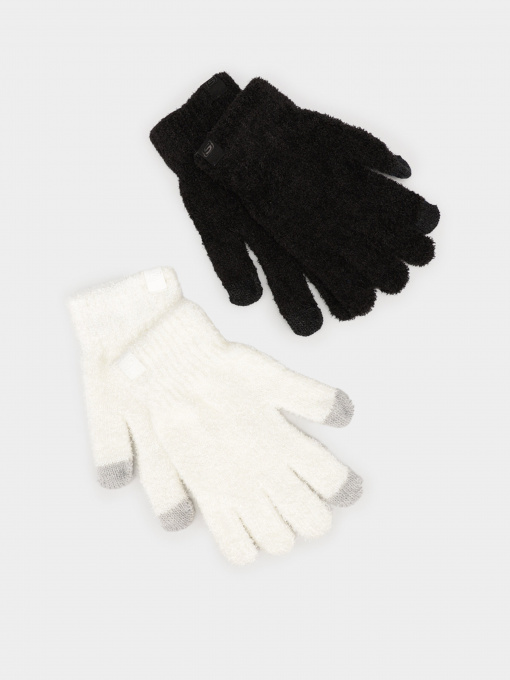 Рукавиці та рукавички Skechers 2 Pack Feather Yarn Gloves модель SLK83131MULT Фото
