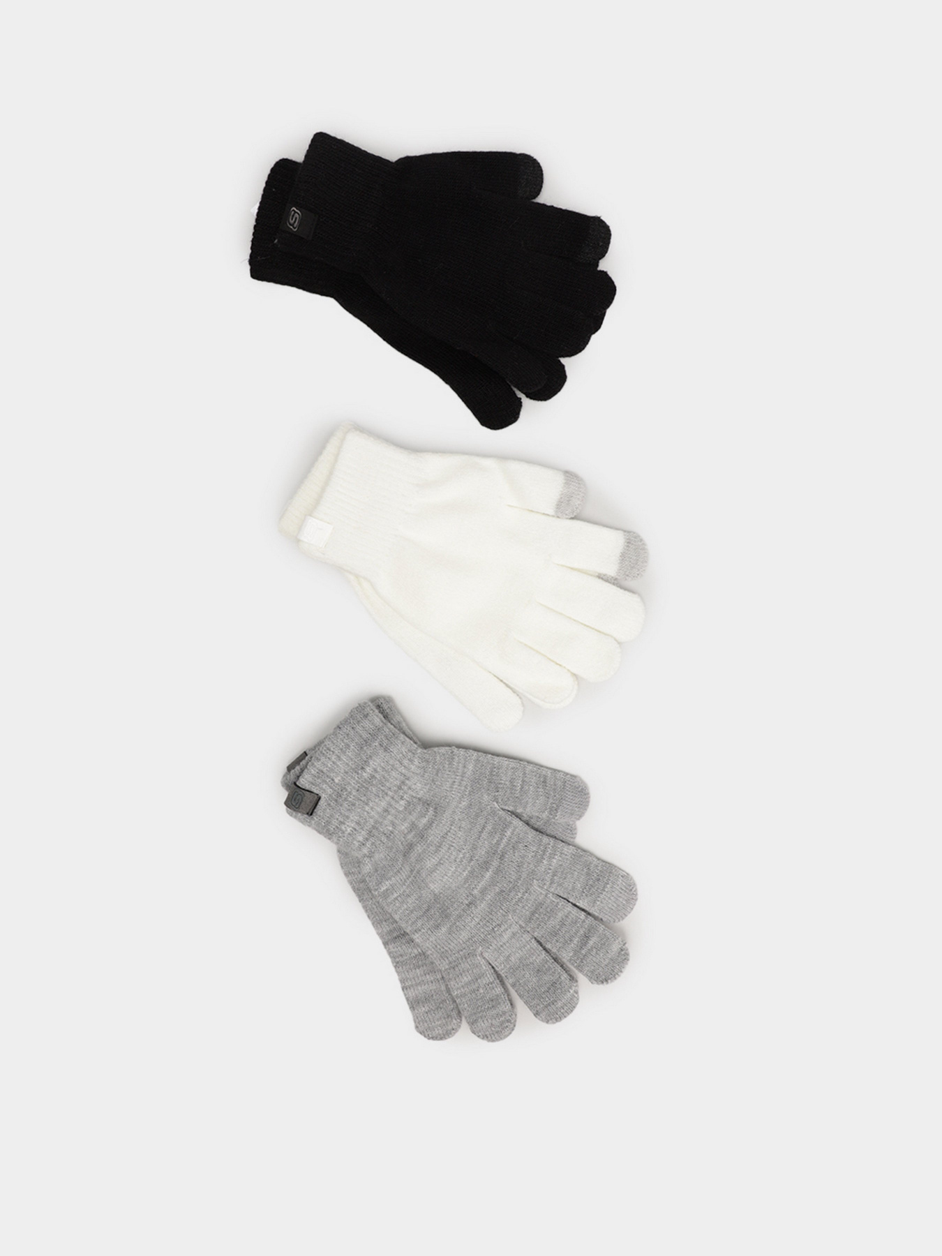 Перчатки и варежки Skechers 3 Pack Magic Gloves модель SLK83015BKMT Фото