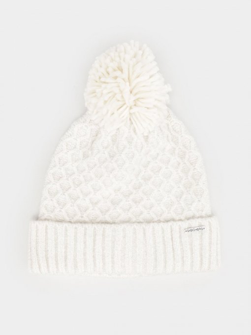 Шапки та кепки Skechers Diamond Texture Beanie Hat модель SLK1038OFWT Фото