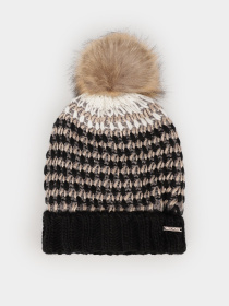 Шапки и кепки Skechers Metallic Yarn Beanie Hat модель SLK1043BLK Фото