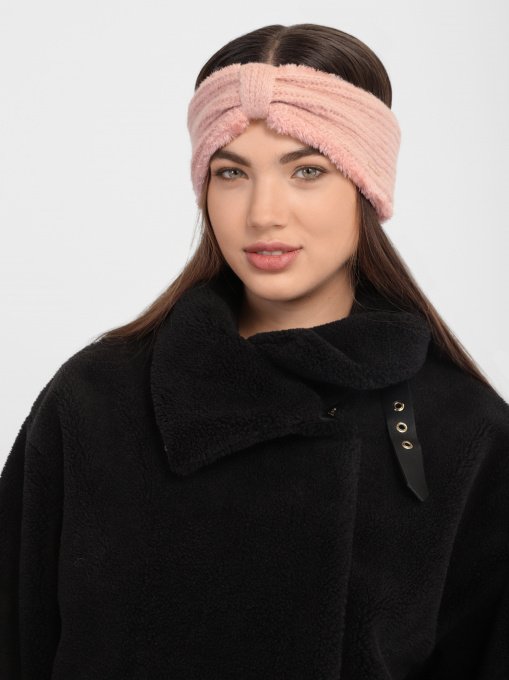 Шапки и кепки Skechers Ribbed Knit Bow Headwrap модель SLK4011PNK Фото