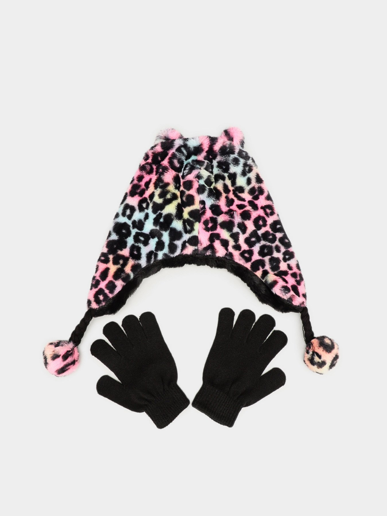 Шапки та кепки Skechers Plush Leopard Hat Set модель SGC6022MULT Фото