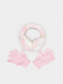 Шапки та кепки Skechers Unicorn Tiedye Earmuffs and Glove Set модель SGC6016PNK Фото