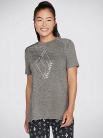 Футболки и поло Skechers GoDri Diamond Blissful Tee модель W1TS327 BLK Фото