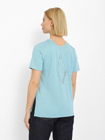 Футболки і поло Skechers GoDri Diamond Blissful Tee модель W1TS327 TURQ Фото