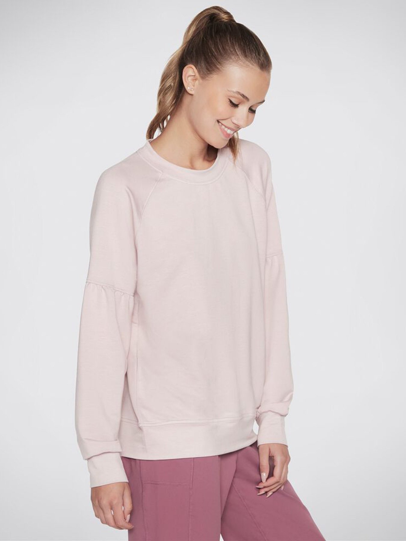 Худі та світшоти Skechers SKECHLUXE Restful Crew модель WLT181 LPK Худі та світшоти Skechers SKECHLUXE Restful Crew модель WLT181 LPK Фото