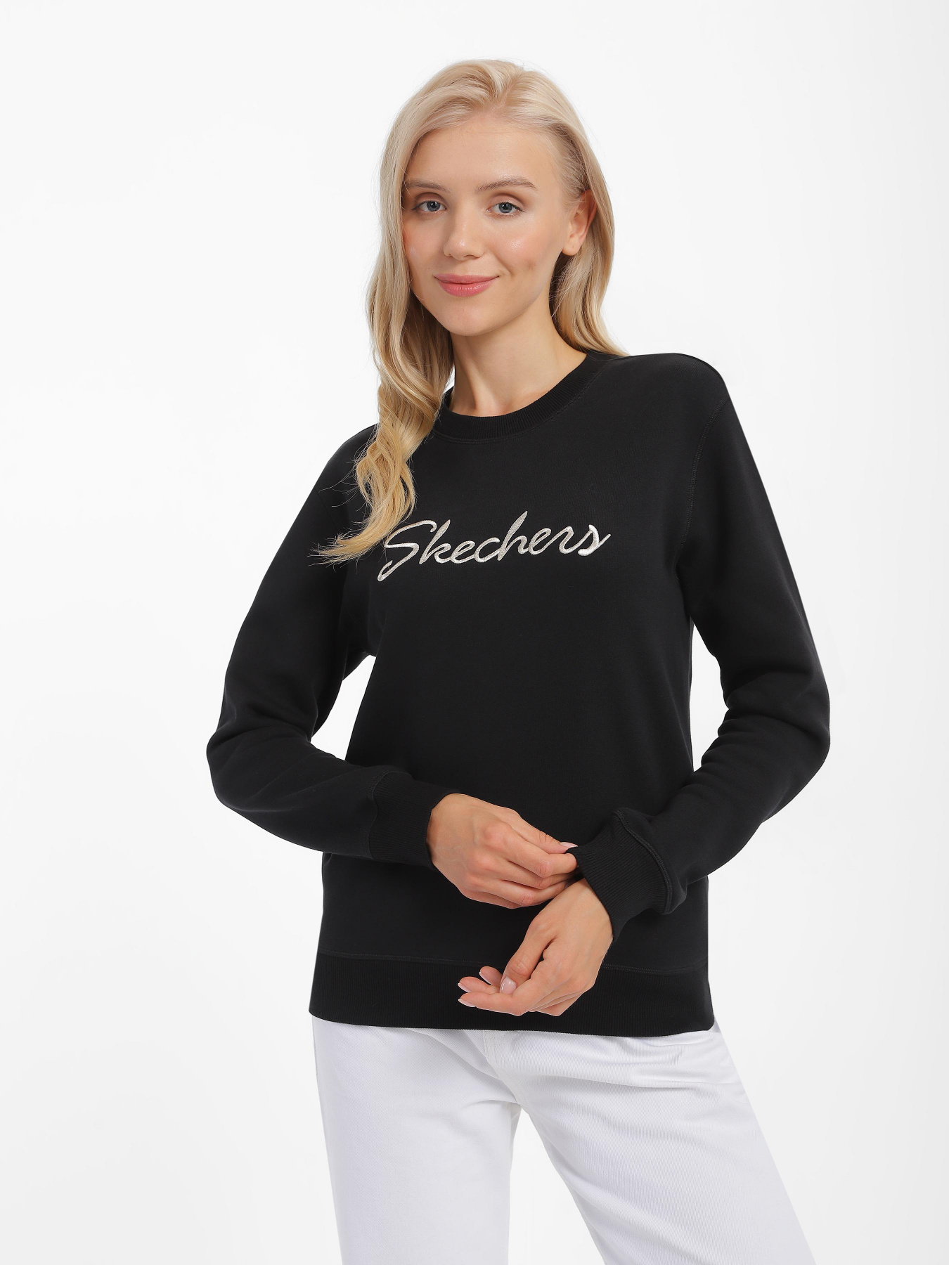 Худі та світшоти Skechers Signature Crew модель TP34 BLK Худі та світшоти Skechers Signature Crew модель TP34 BLK Фото