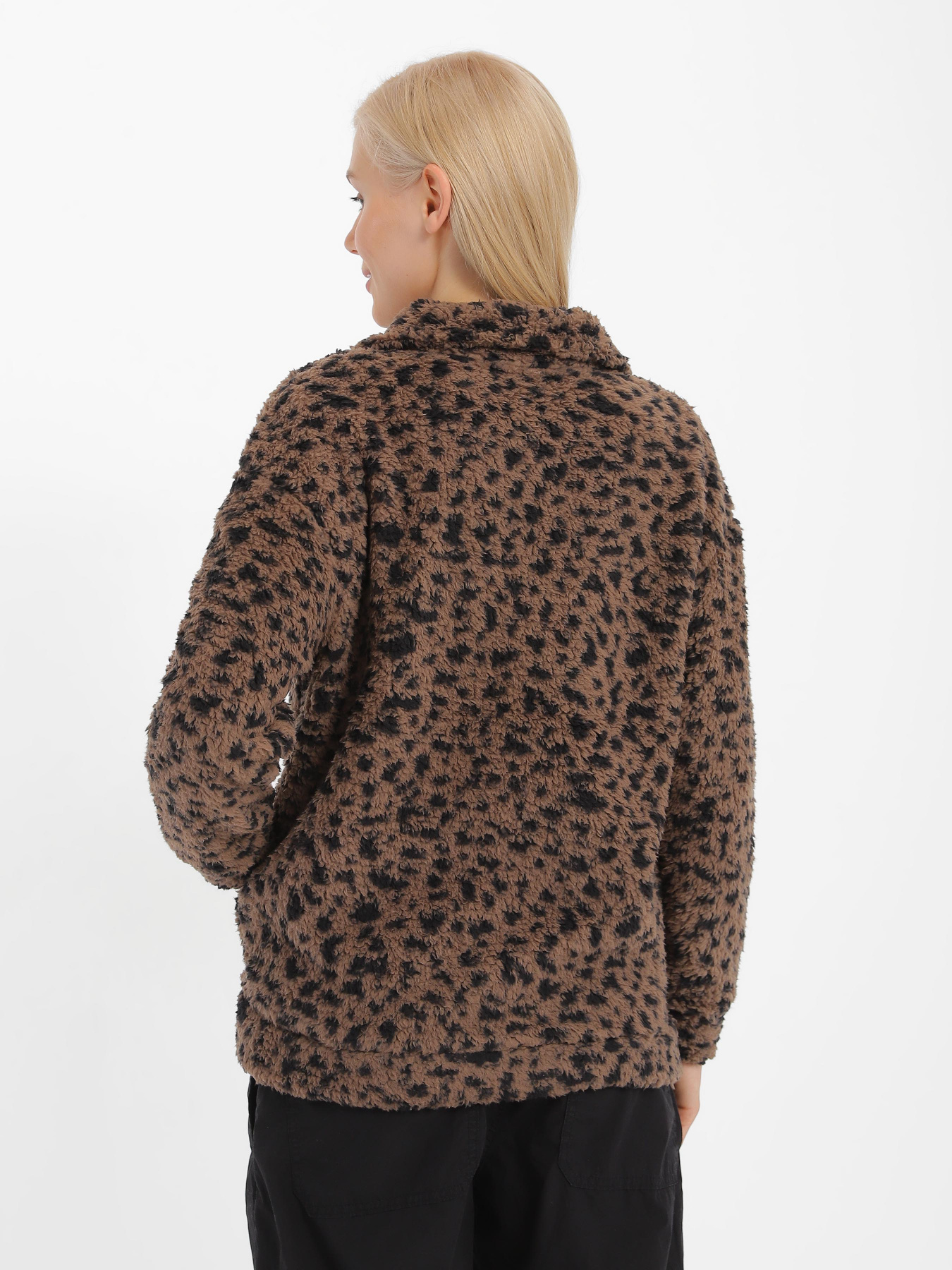 Худі та світшоти Skechers BOBS Spot Print Sherpa модель JA37 BRMT Худі та світшоти Skechers BOBS Spot Print Sherpa модель JA37 BRMT Фото
