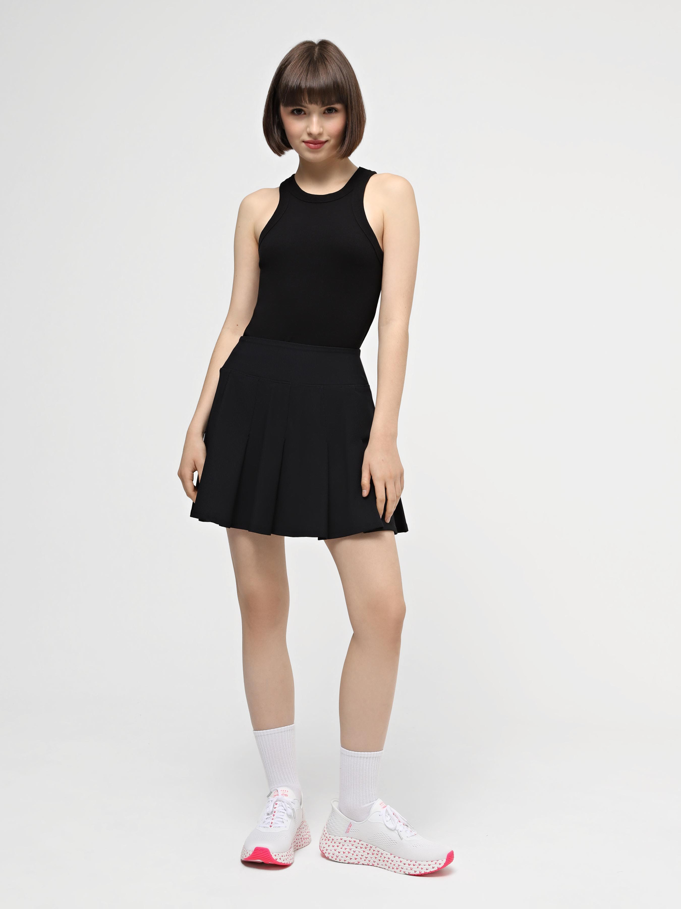 Спідниці Skechers Uno Rib Pleated модель SK15 BLK Спідниці Skechers Uno Rib Pleated модель SK15 BLK Фото