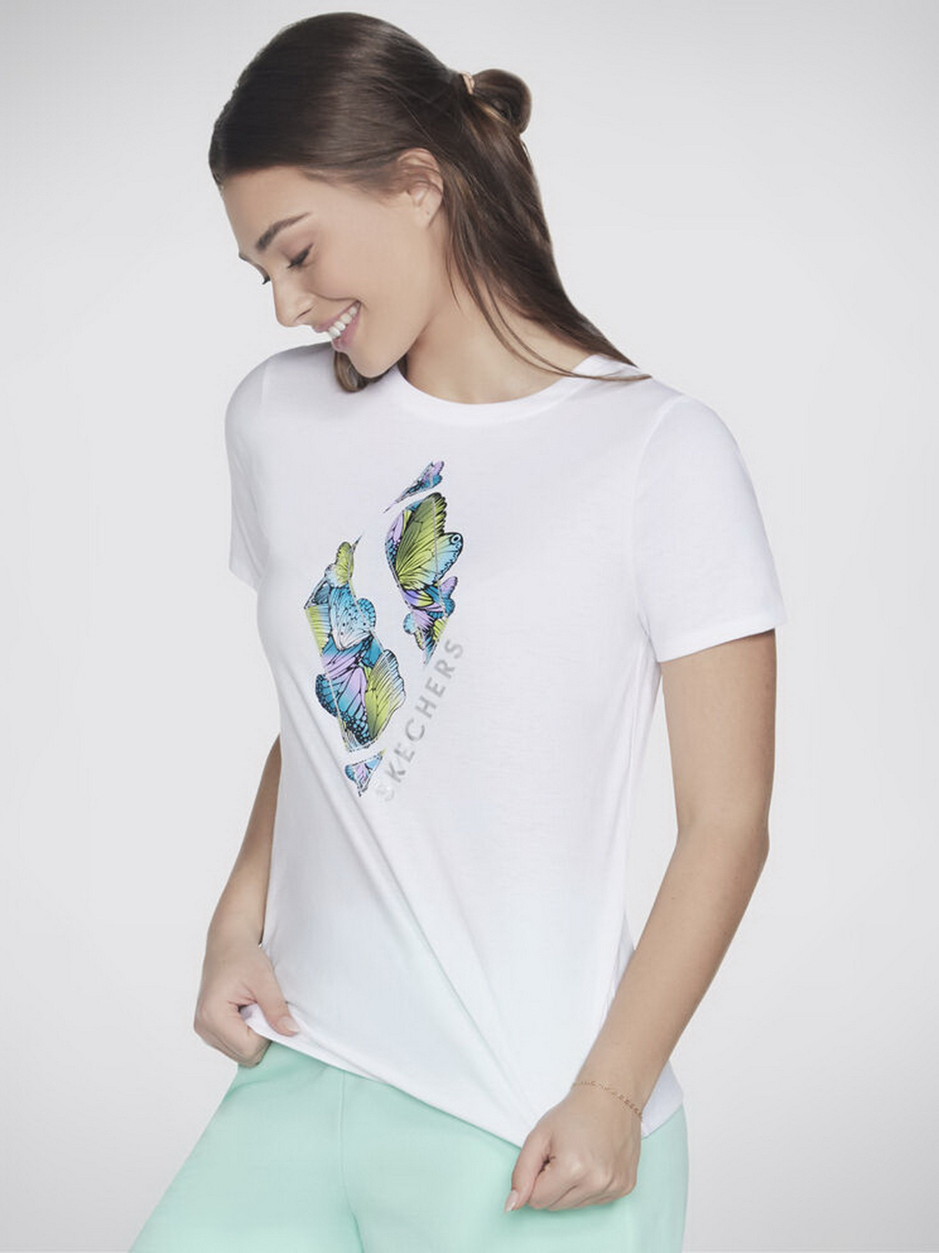 Футболки і поло Skechers Butterfly Shadow Diamond модель TS32 WHT Футболки і поло Skechers Butterfly Shadow Diamond модель TS32 WHT Фото