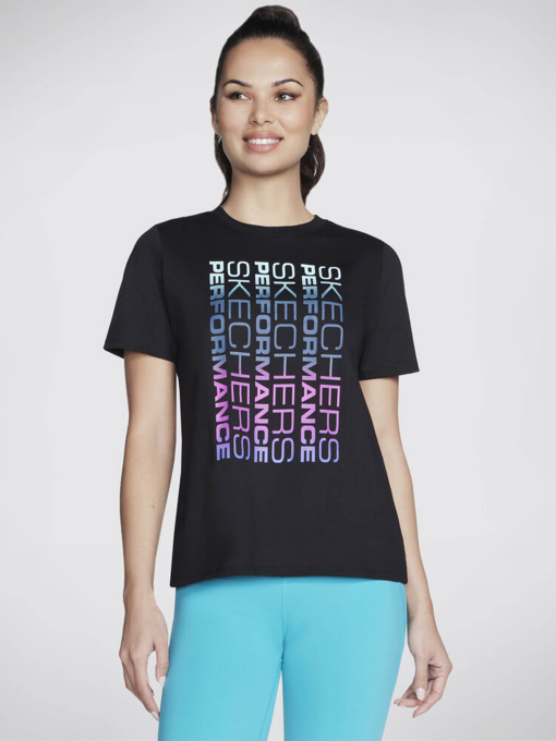 Футболки и поло Skechers Vibrant Glow модель TS129 BLK Фото