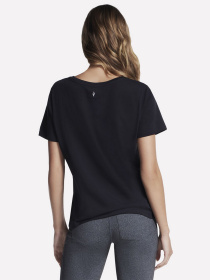 Футболки і поло Skechers PIMA V-NECK TEE модель TP130 BLK Фото