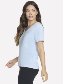 Футболки и поло Skechers PIMA V-NECK TEE модель TP130 WLV Фото