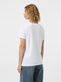 Футболки і поло Skechers FLORAL DIAMOND CLASSIC CREW TE модель TS181 WHT Фото