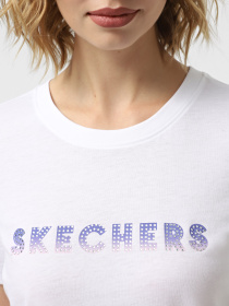 Футболки і поло Skechers SKECHERS GRADIENT SS TEE модель TS206 WHT Фото