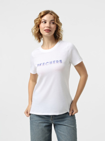 Футболки и поло Skechers SKECHERS GRADIENT SS TEE модель TS206 WHT Фото