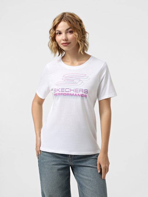 Футболки и поло Skechers VELOCITY TEE модель TS220 WHT Фото