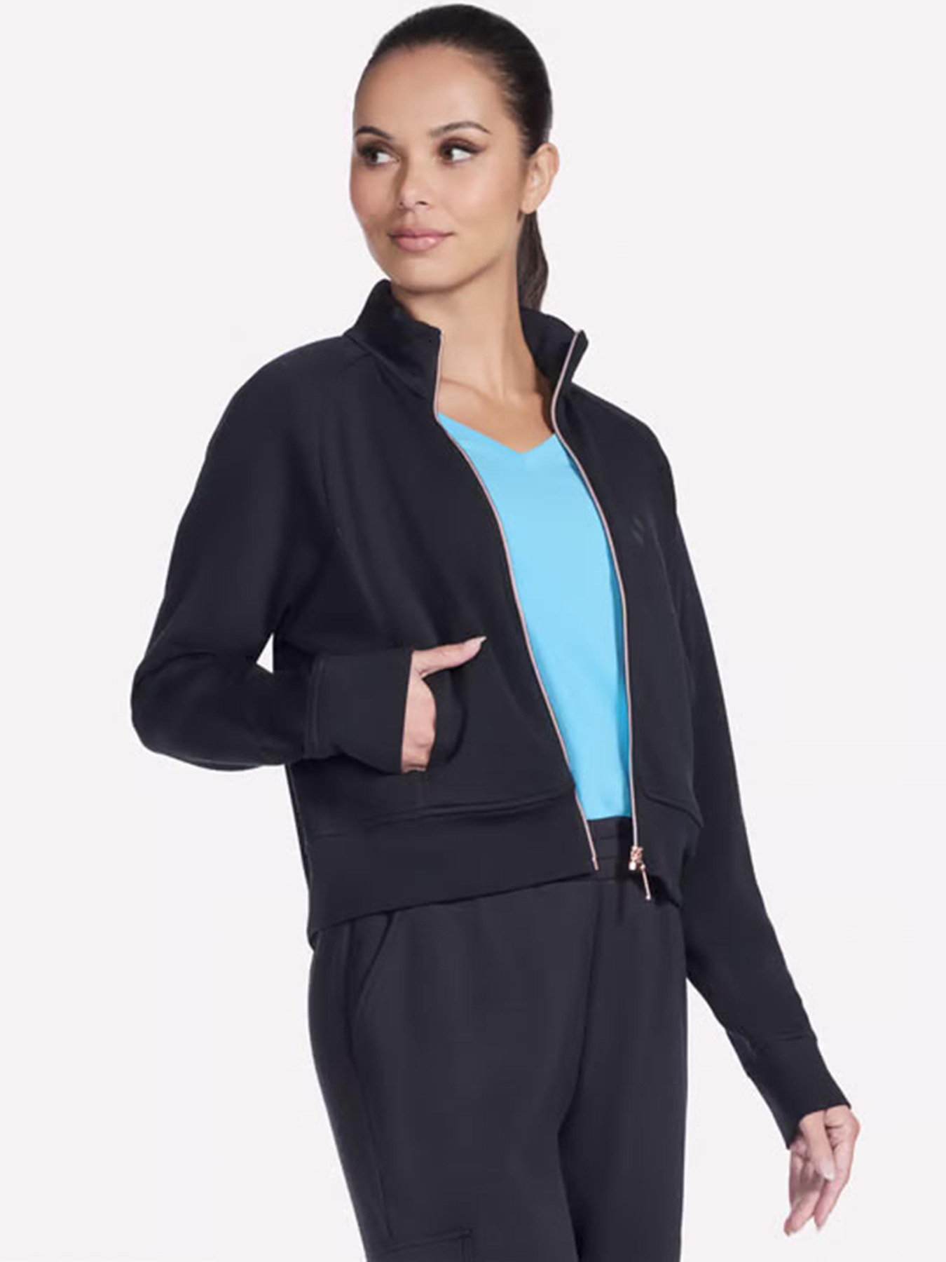 Худі та світшоти Skechers SKECHERS COZY LUXE JACKET модель JA278 BLK Худі та світшоти Skechers SKECHERS COZY LUXE JACKET модель JA278 BLK Фото