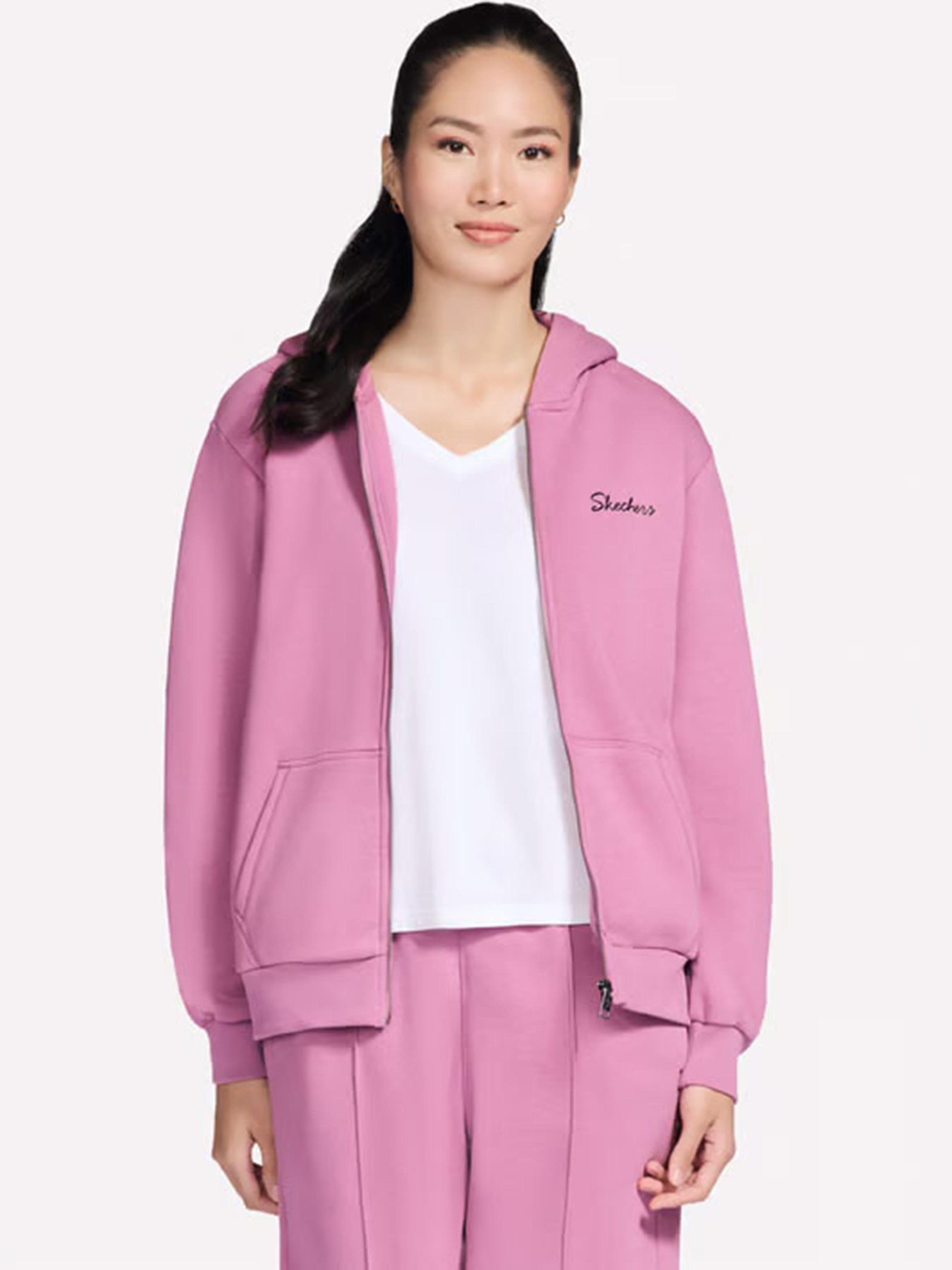 Худі та світшоти Skechers SKECH-SWEATS SIGNTATURE FZ HOO модель JA286 ROS Фото