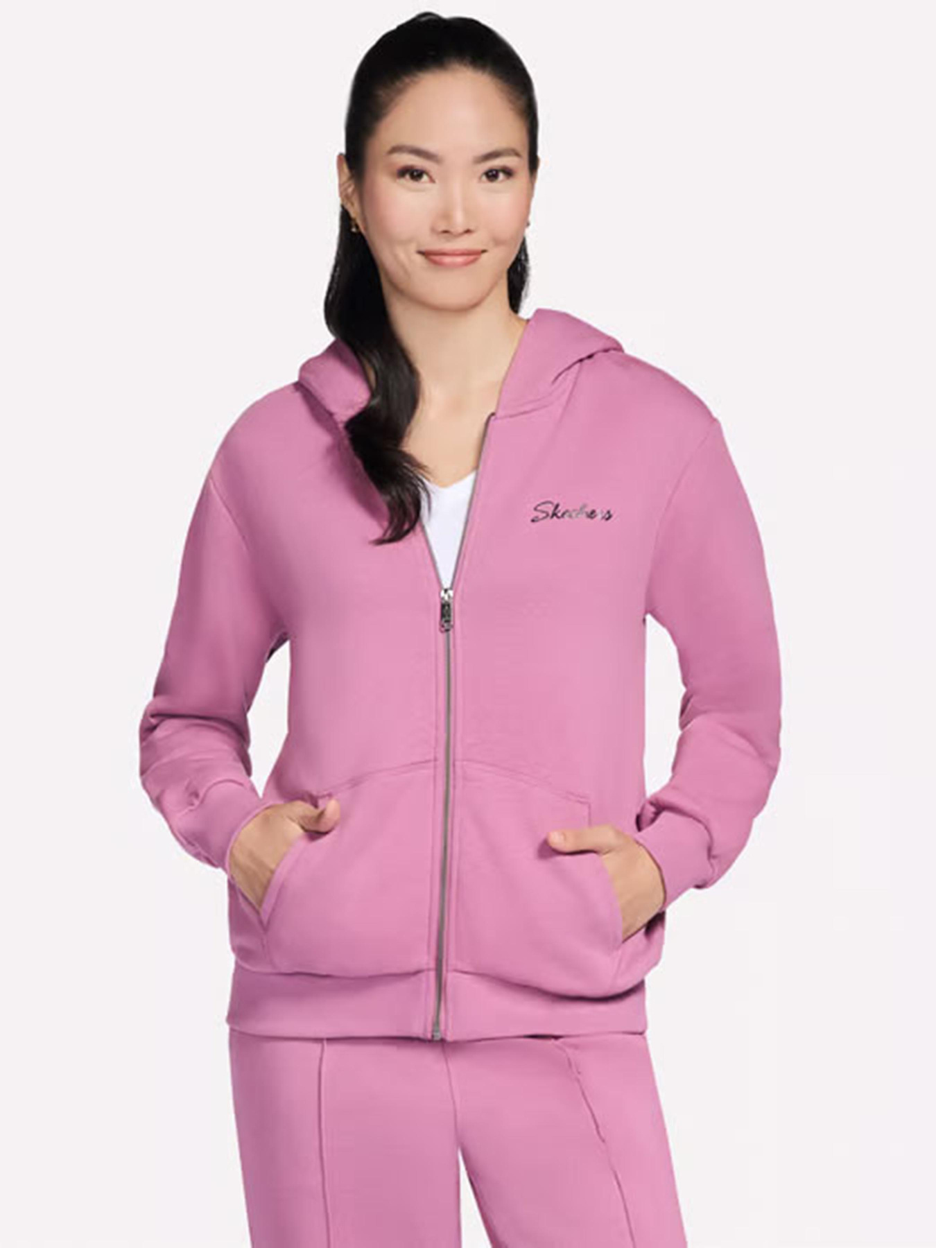 Худі та світшоти Skechers SKECH-SWEATS SIGNTATURE FZ HOO модель JA286 ROS Фото
